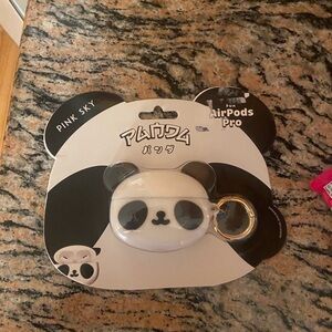 Panda AirPods Pro Case with Keychain